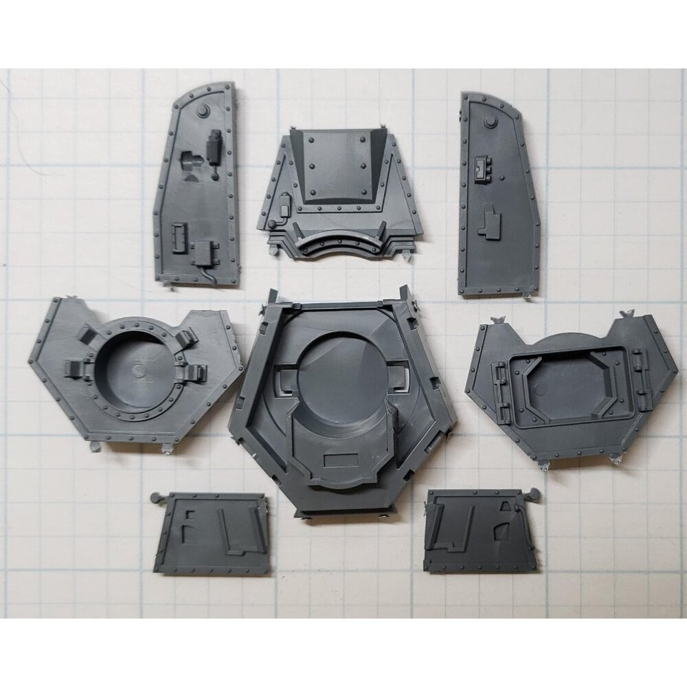 Warhammer 30k Solar Auxilia Bits Horus Heresy Leman Russ Striker Tank Turret Set